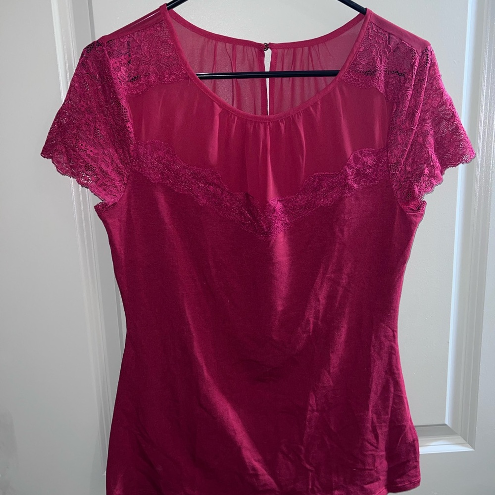 Express Women’s Business Casual Shirt Red